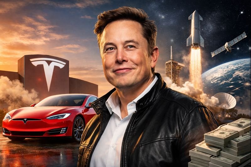 Elon Musk Net Worth and Tesla SpaceX Business Empire