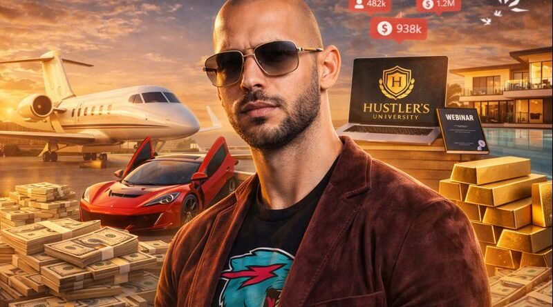 Andrew Tate Net Worth and Online Business Model