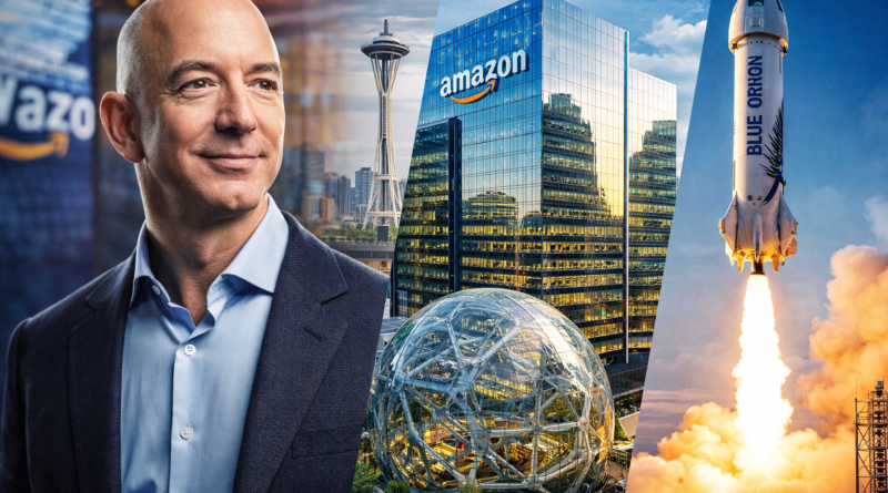 Jeff Bezos Net Worth and Amazon Blue Origin Business Empire
