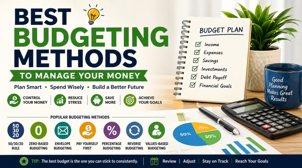 Best Budgeting Methods to Manage Your Money: A Complete Guide (2026)